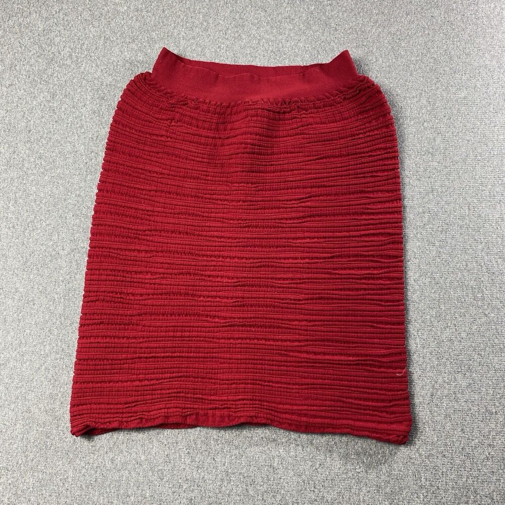 Prime Cut Mini Skirt Red  Stretchy